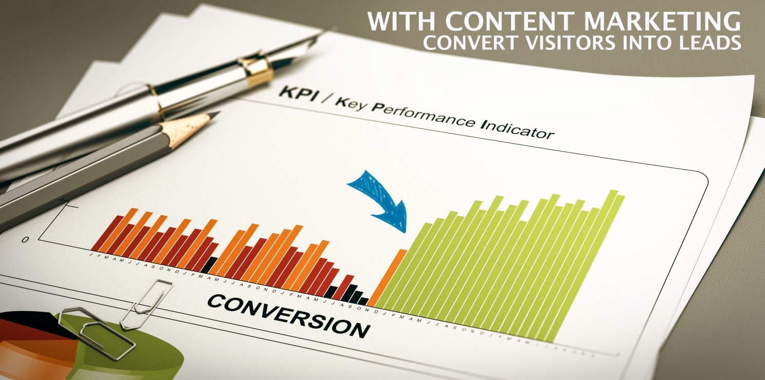 How can you increase conversion rates through content marketing?