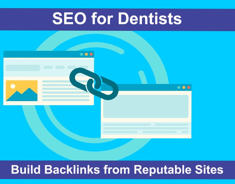 Build backlinks from reputable sites