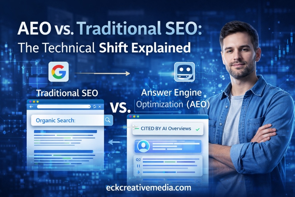 EckCreativeMedia_AEO-vs.-Traditional-SEO_The-Technical-Shift-Explained