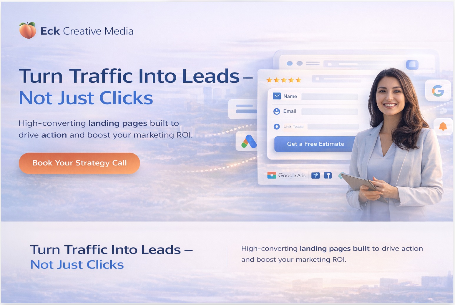EckCcreativeMedia_LANDING PAGES