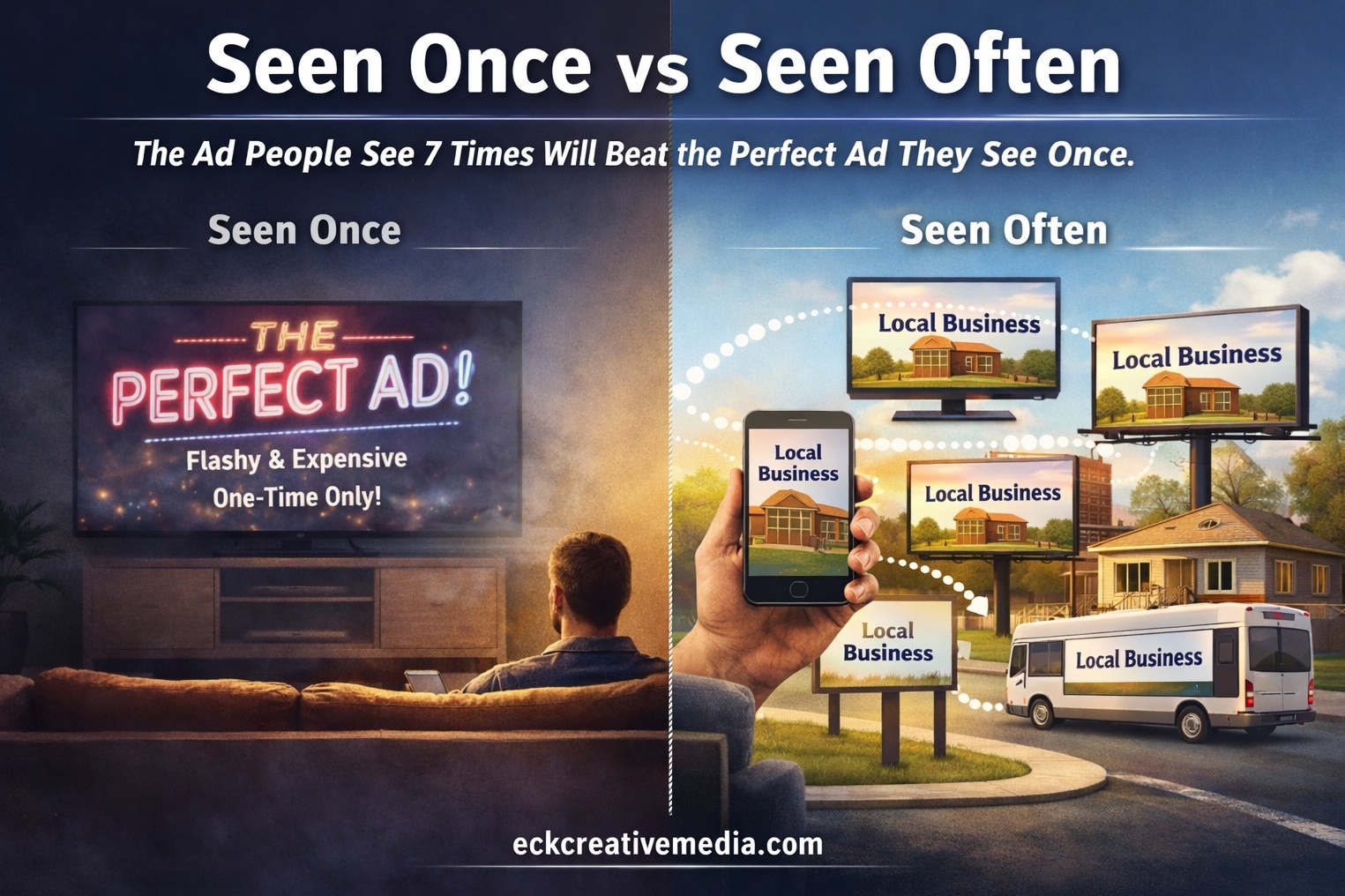 EckCreativeMedia Seeen Once vs Seen Often