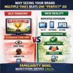EckCreativeMedia Why Seeing Your Brand Multiple Times beats one perefct ad