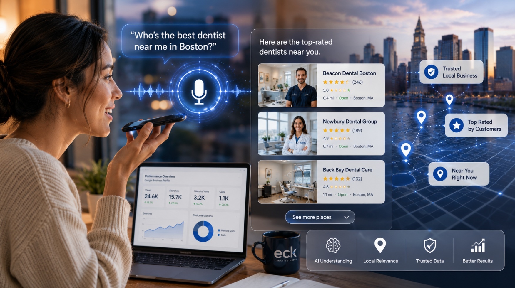 EckCreativeMedia_Google Business Profile Optimization for AI and Local Search AEO & AI Search